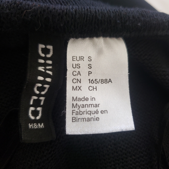 Black Cardigan and Tube Top with Gray Shorts - Picture 4 of 4